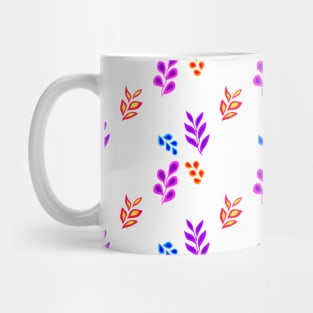 Cute and Colorful Different Varieties of Leaves Mug